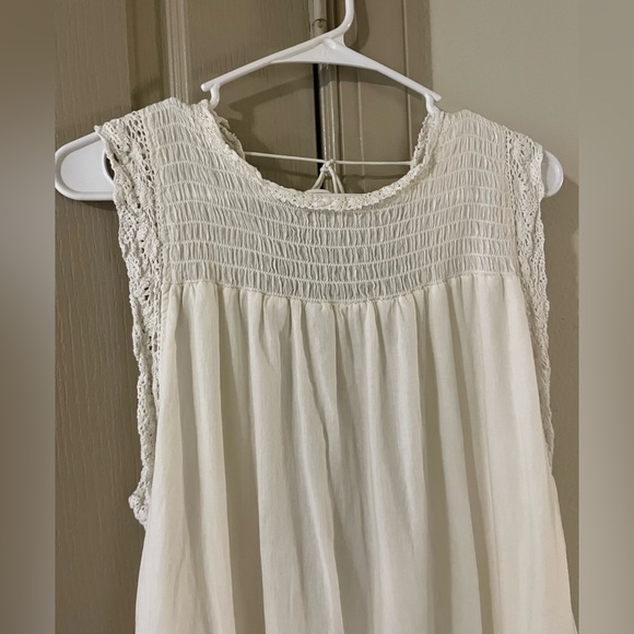 SOLD Free People Lace bottom midi dress - Picture 6 of 11